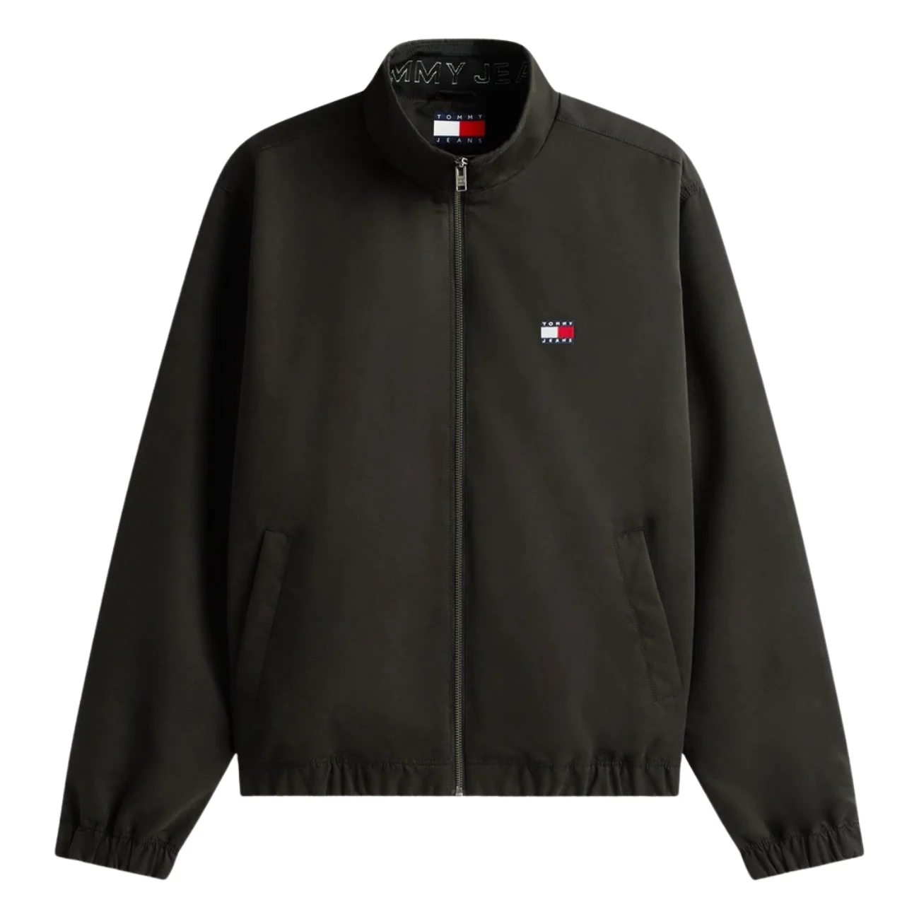 Tommy Jeans Essential Water Repellent Zip-Thru Jacket - Black - XL