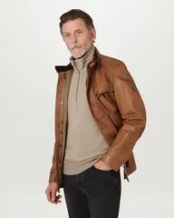 Belstaff Kilmington Quarter Zip Jumper - Pumice Grey - M