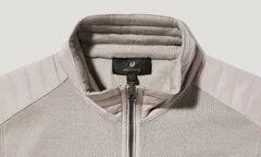 Belstaff Kilmington Quarter Zip Jumper - Pumice Grey - M