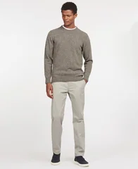 Barbour Essential Tisbury Crew Neck Sweater - Grey - M