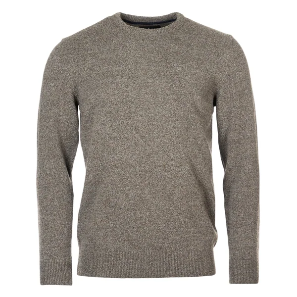 Barbour Essential Tisbury Crew Neck Sweater - Grey - M