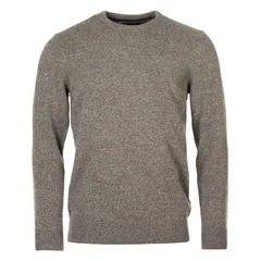 Barbour Essential Tisbury Crew Neck Sweater - Grey - M