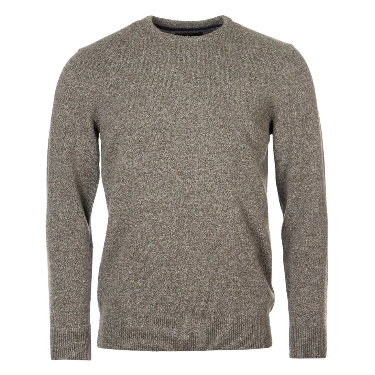 Barbour Essential Tisbury Crew Neck Sweater - Grey - M