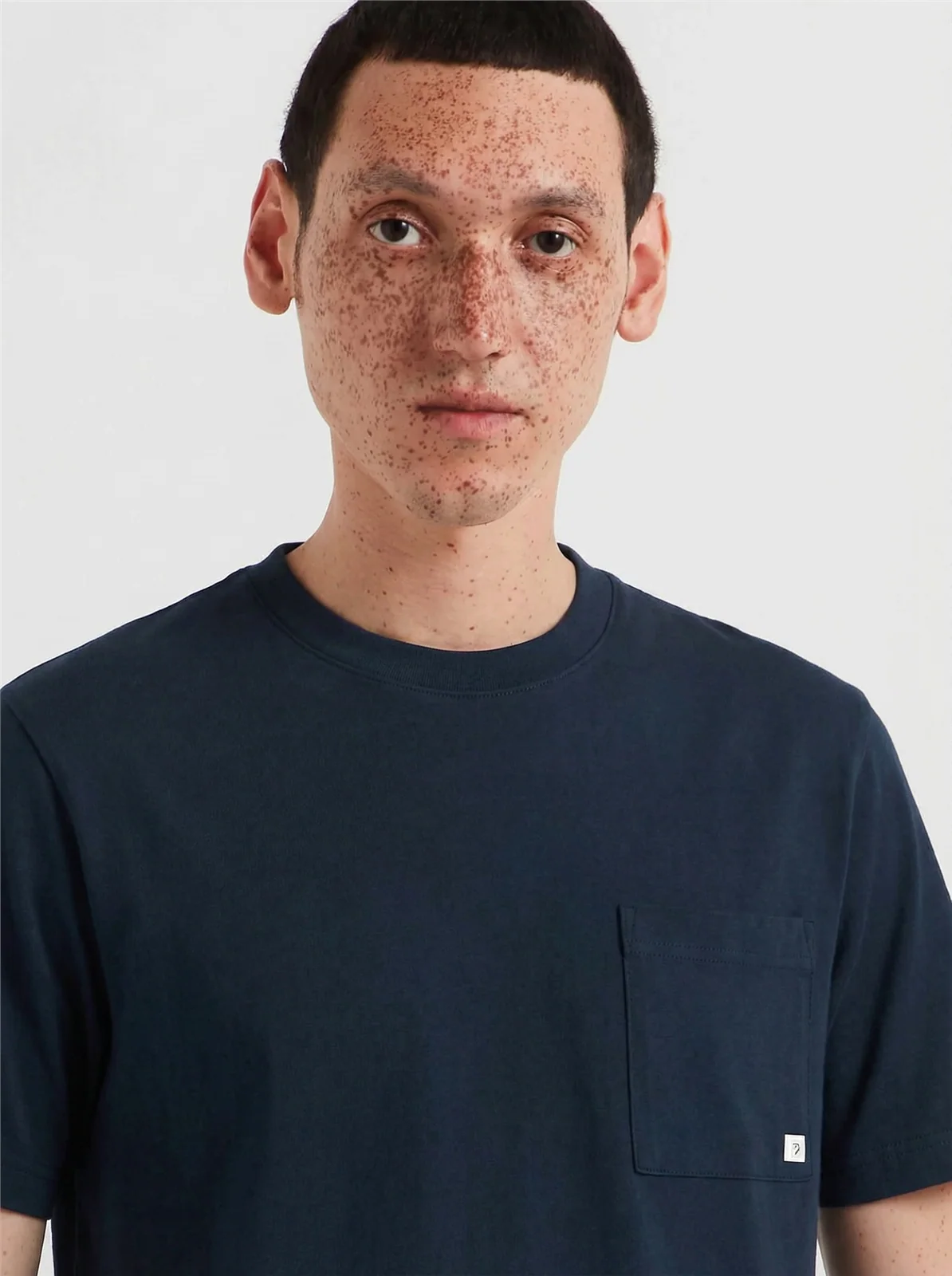Farah Stacy Pocket T-Shirt - Navy - L