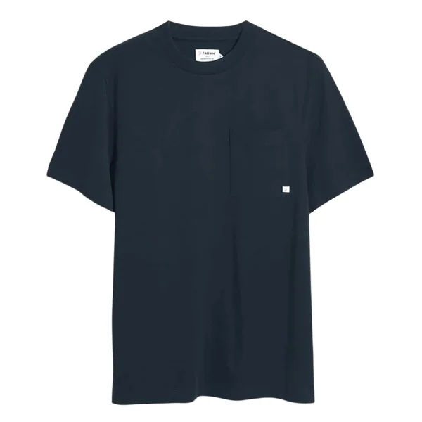 Farah Stacy Pocket T-Shirt - Navy - L