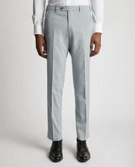 Remus Uomo Matteo Trouser - Light Blue/Grey - 38R