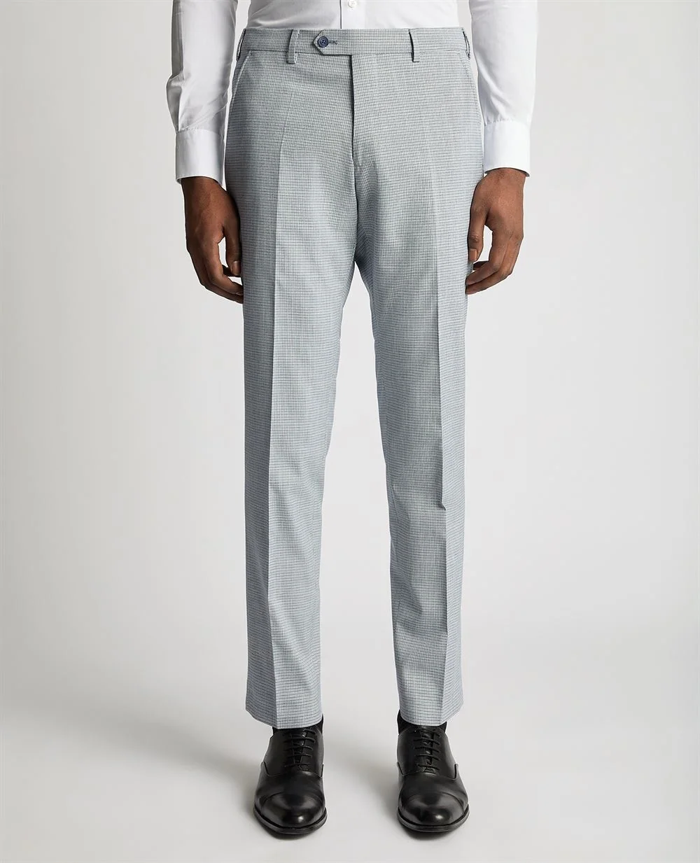 Remus Uomo Matteo Trouser - Light Blue/Grey - 38R