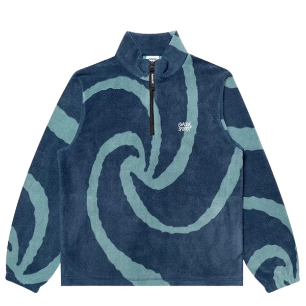Parlez Chevy 1/4 Zip Fleece - Lagoon Blue - M