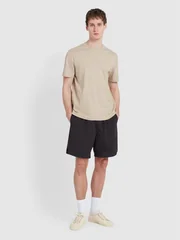 Farah Danny Organic Cotton Regular Fit T-shirt - Hazelnut Marl - XS