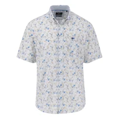 Fynch Hatton Premium Flower Print Shrt Sleeve Shirt - Multi - M