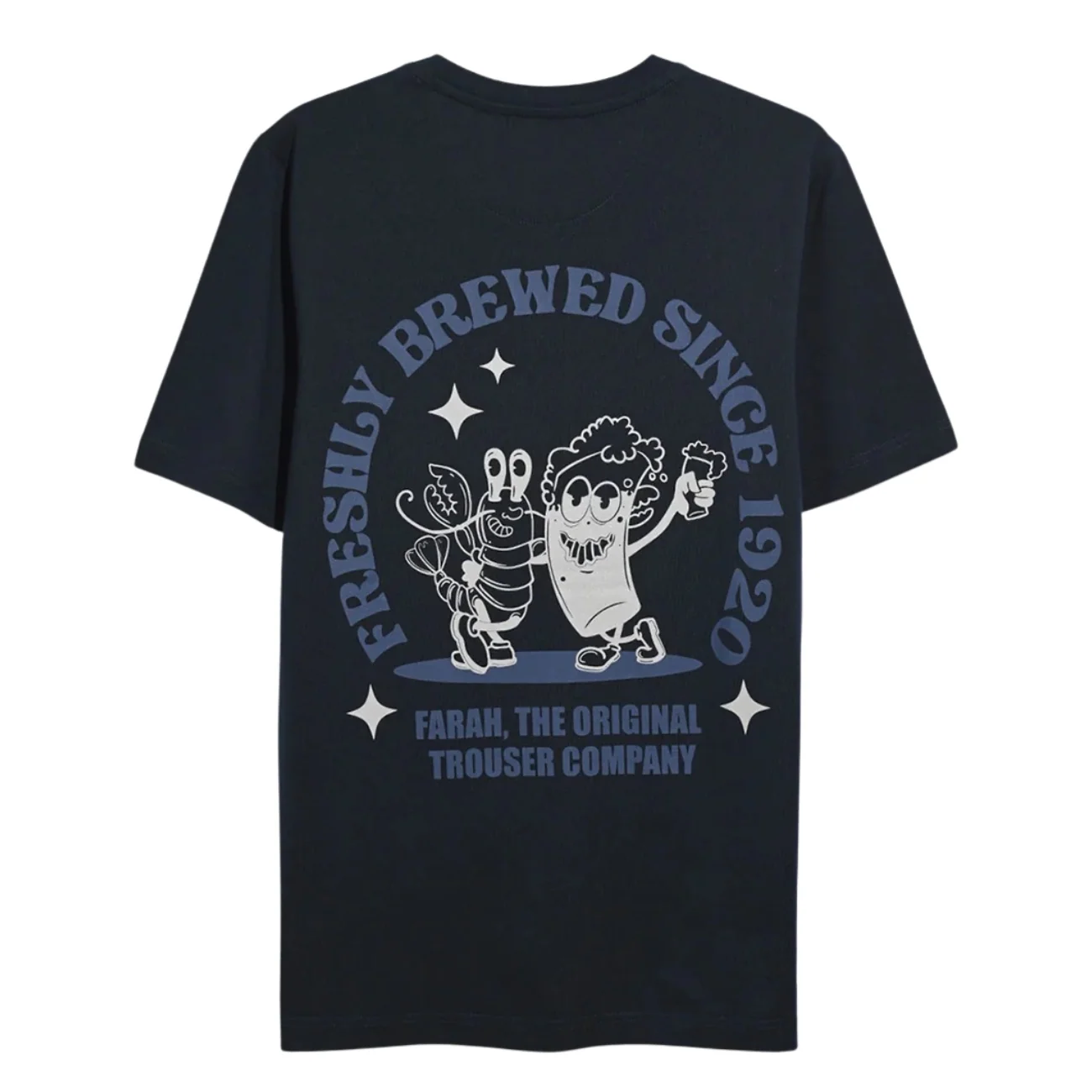 Farah Roderick Graphic Ss T-shirt - Navy - S