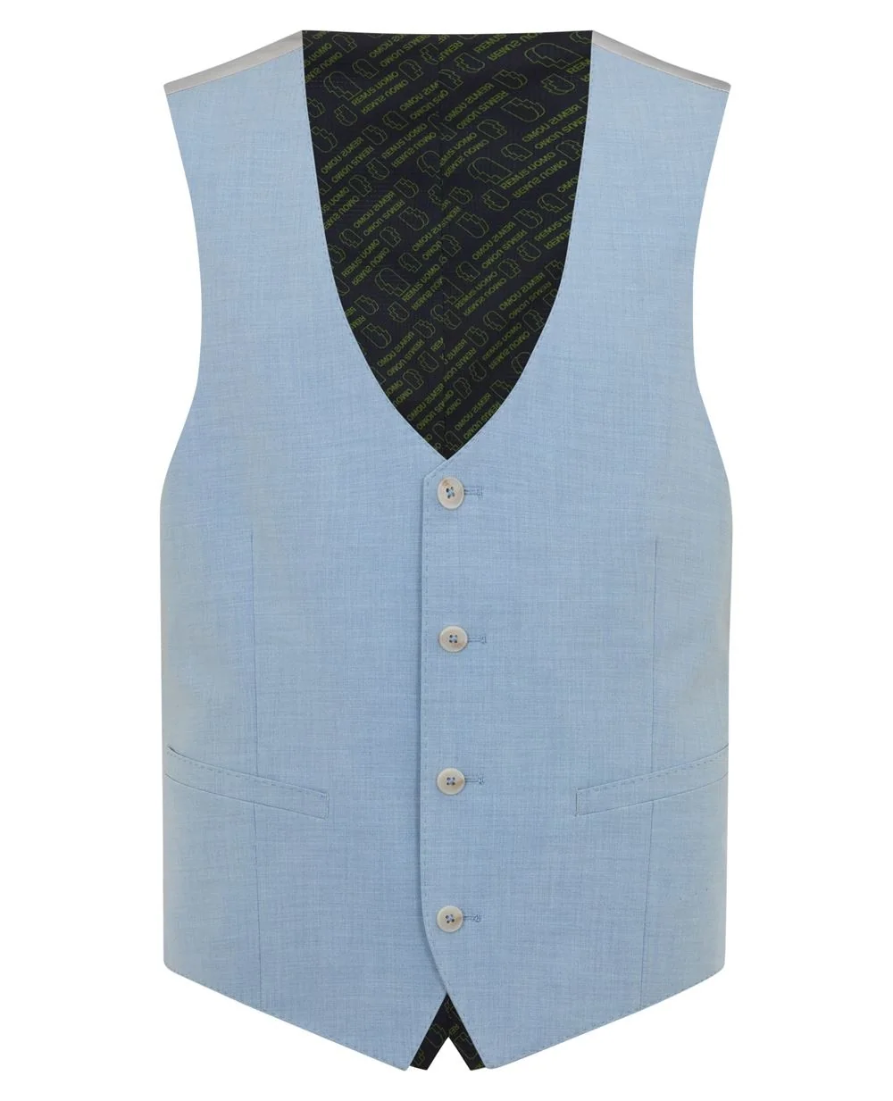 Remus Uomo Massa Waistcoat - Pale Blue - 44R