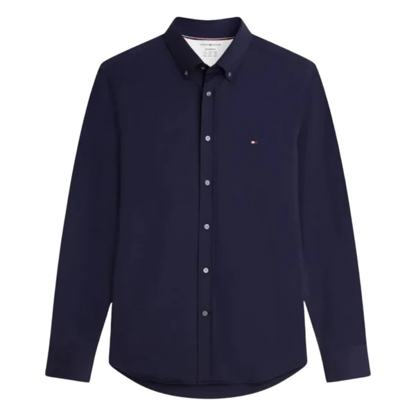 Tommy Hilfiger Performance Slim Fit Shirt - Navy - M