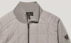 Belstaff Kelbrook Zip Cardigan - Pumice Grey - L