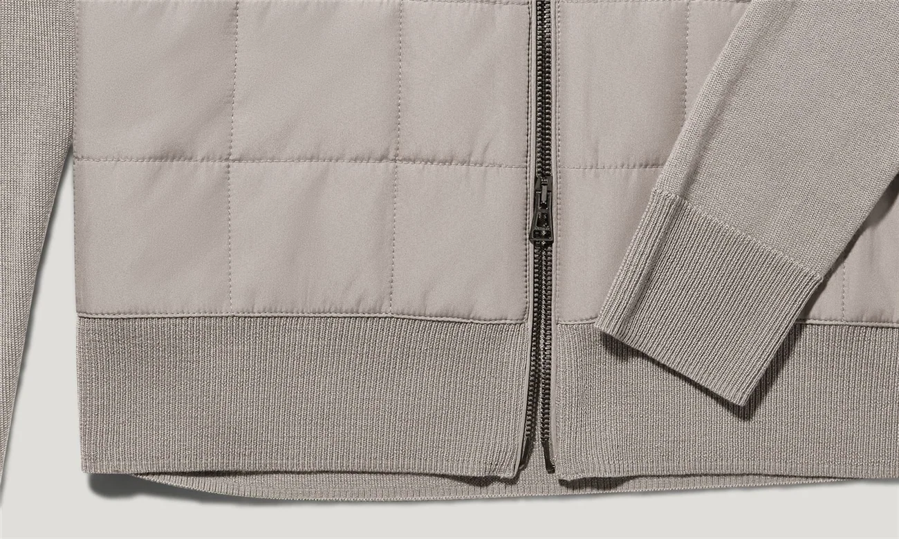 Belstaff Kelbrook Zip Cardigan - Pumice Grey - L