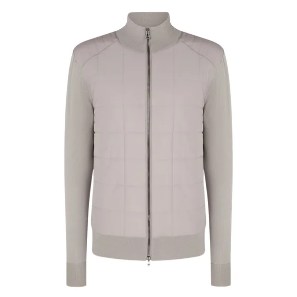 Belstaff Kelbrook Zip Cardigan - Pumice Grey - L