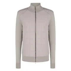 Belstaff Kelbrook Zip Cardigan - Pumice Grey - L