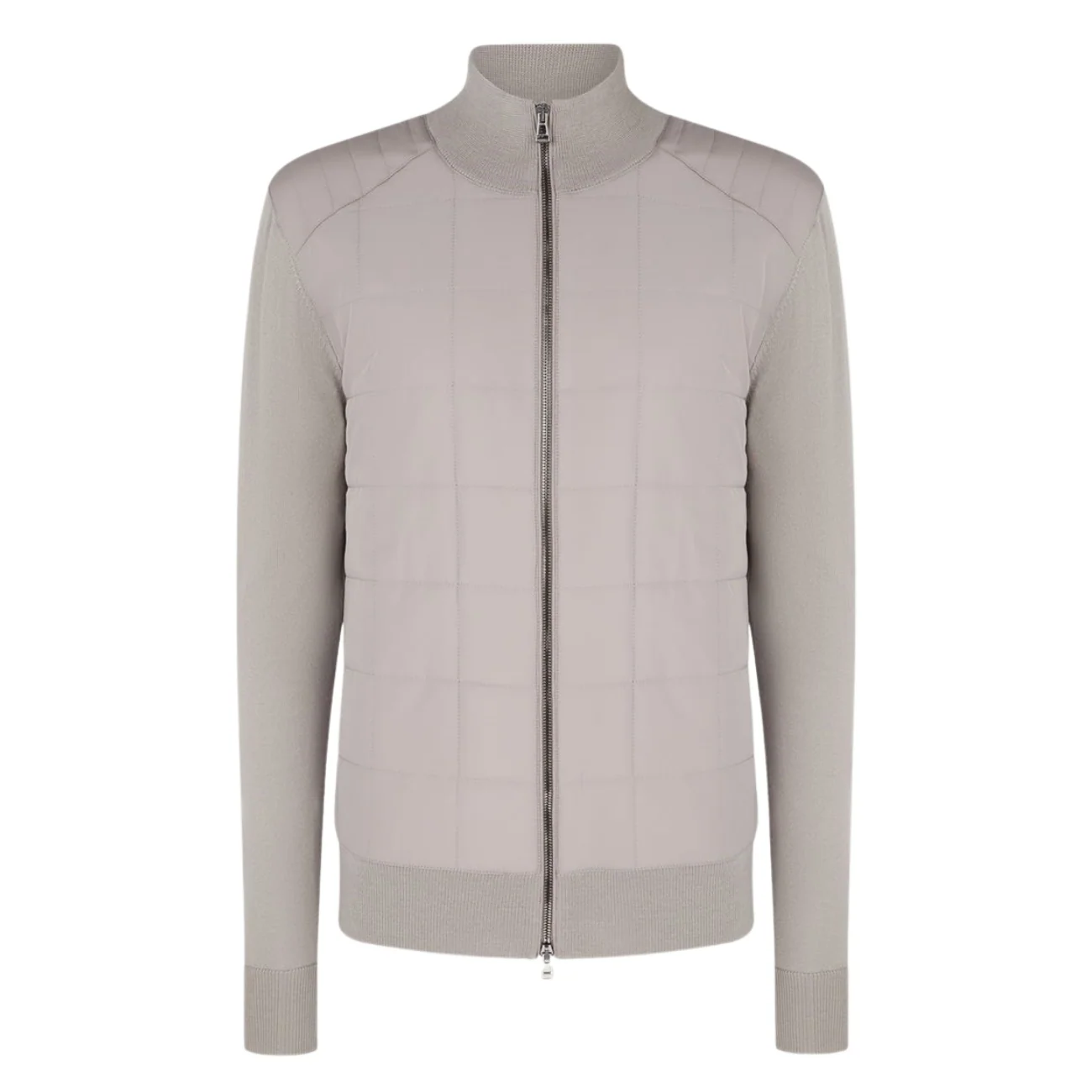 Belstaff Kelbrook Zip Cardigan - Pumice Grey - L