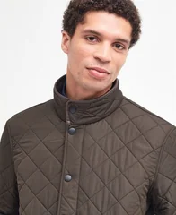 Barbour Powell Quilted Jacket - Brown - XL