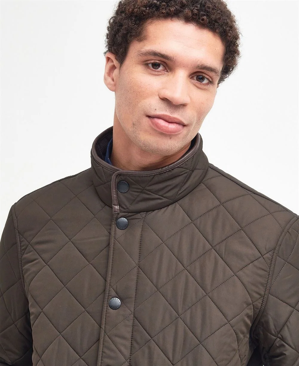 Barbour Powell Quilted Jacket - Brown - XL