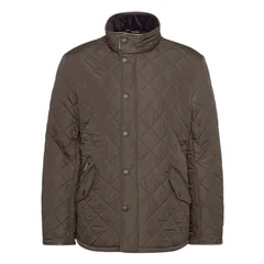 Barbour Powell Quilted Jacket - Brown - XL
