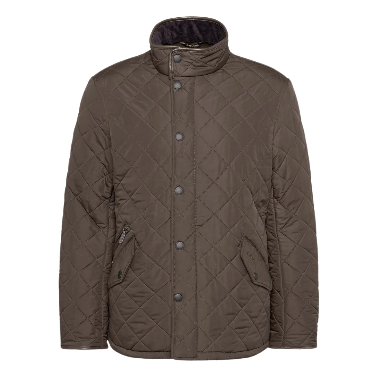 Barbour Powell Quilted Jacket - Brown - XL
