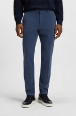 Boss H-Kaiton Stretch Cotton Chinos - Blue - 30/32