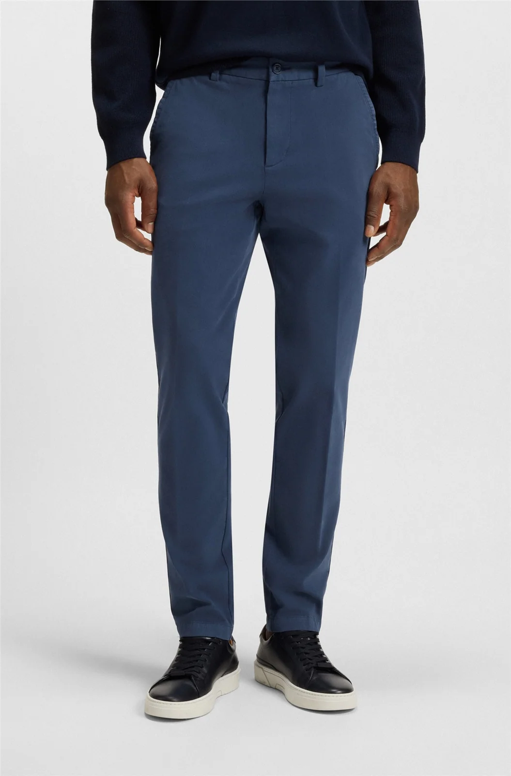 Boss H-Kaiton Stretch Cotton Chinos - Blue - 30/32