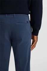 Boss H-Kaiton Stretch Cotton Chinos - Blue - 30/32