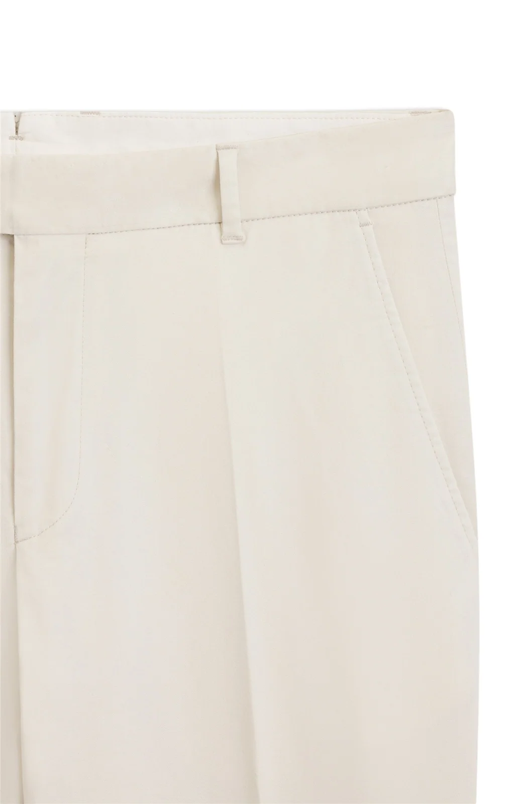 Boss C-Perin Tapered Fit Trousers - White - 46