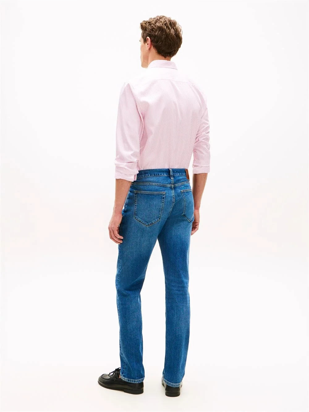 Tommy Hilfiger Denton Whiskered Slim Straight Jeans - Blue - 36/30