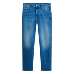 Tommy Hilfiger Denton Whiskered Slim Straight Jeans - Blue - 36/30