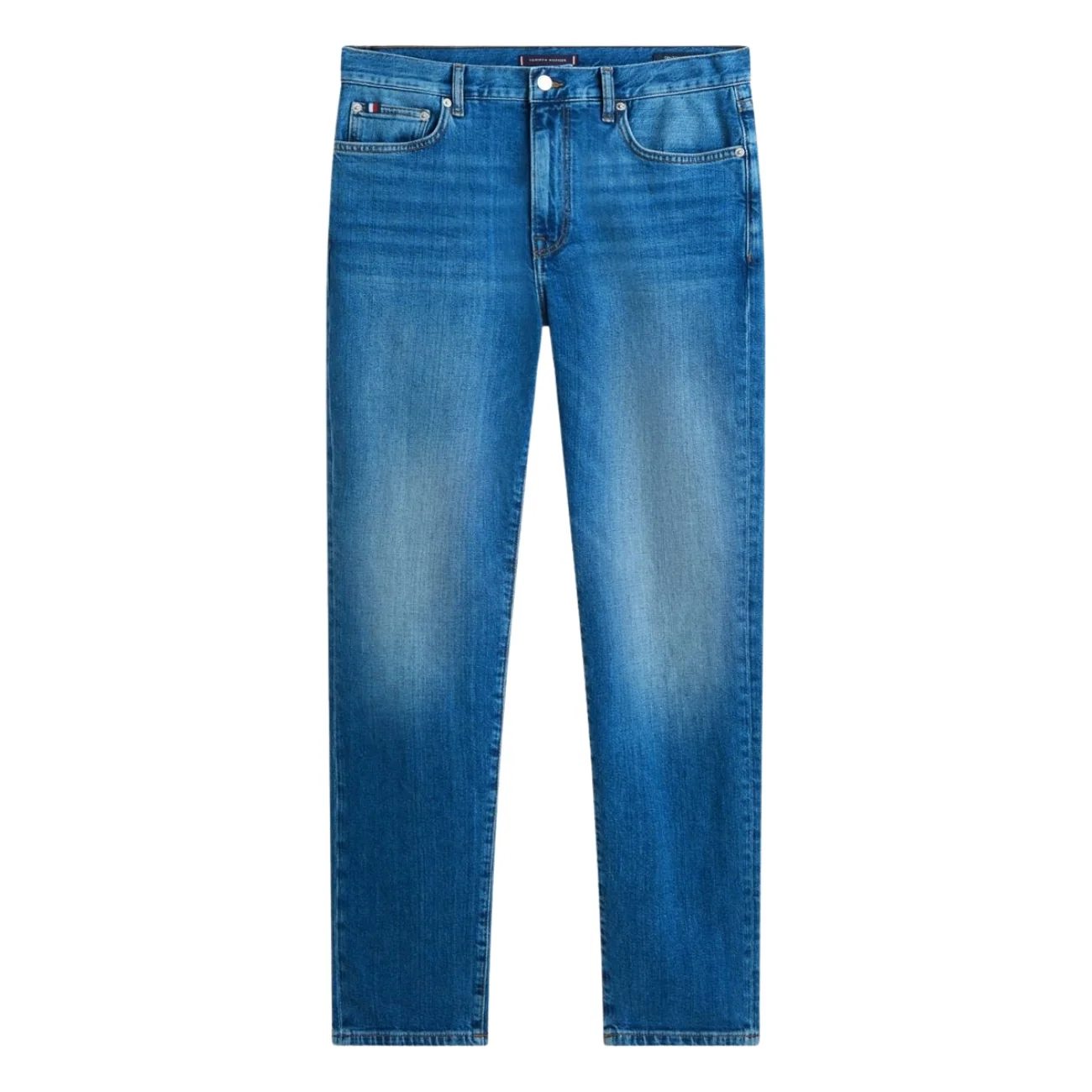 Tommy Hilfiger Denton Whiskered Slim Straight Jeans - Blue - 36/30