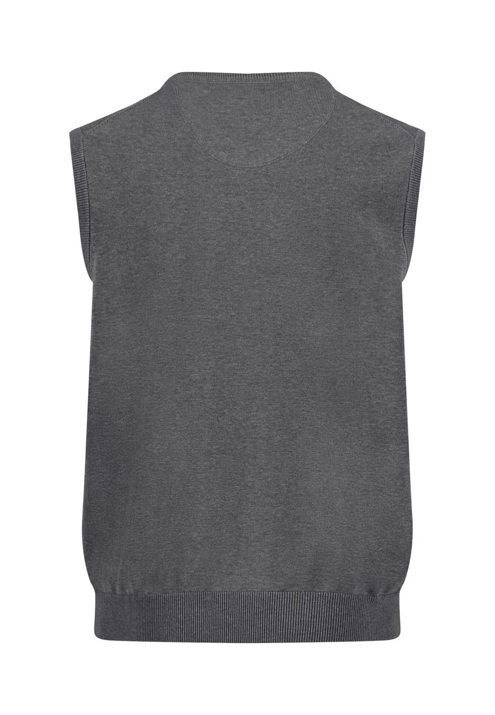 Fynch Hatton Slipover Superfine Sweater - Grey - M