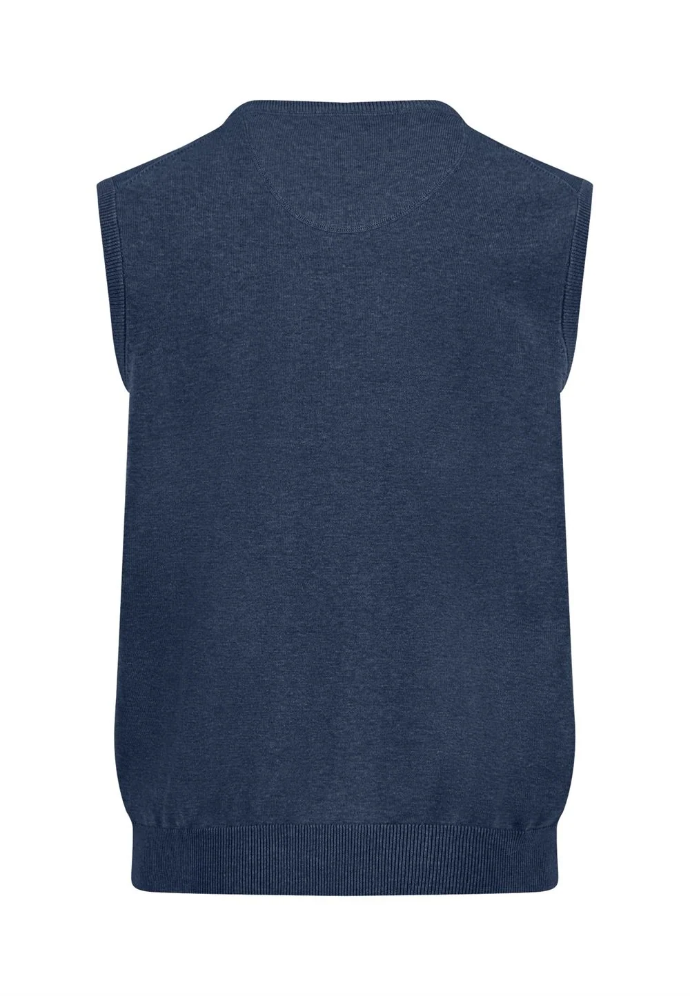 Fynch Hatton Slipover Superfine Sweater - Blue - L