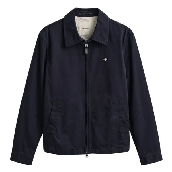 Gant Mens Cotton Windcheater Jacket - Navy - XL