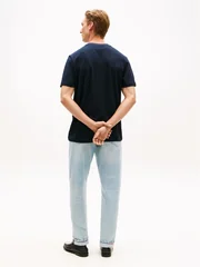 Tommy Hilfiger Global Stripe Pocket Pique Jersey T-Shirt - Navy - L