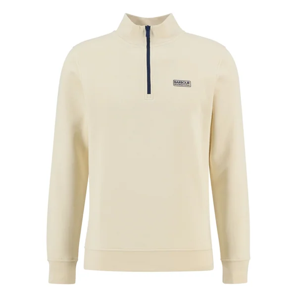 Barbour International Clipper Funnel Neck Sweatshirt - White - XL