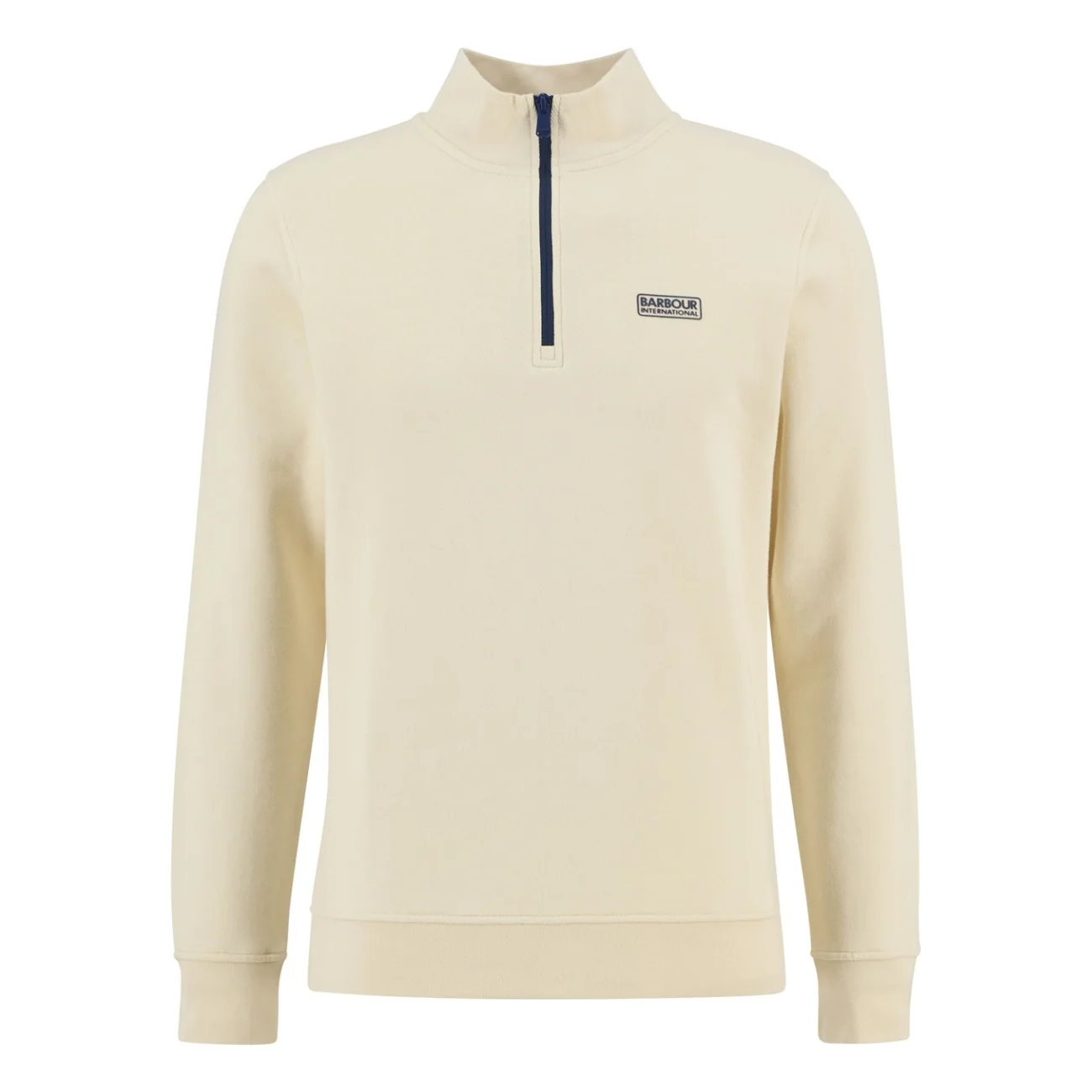 Barbour International Clipper Funnel Neck Sweatshirt - White - XL