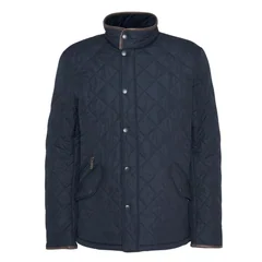 Barbour Powell Quilted Jacket - Navy - M