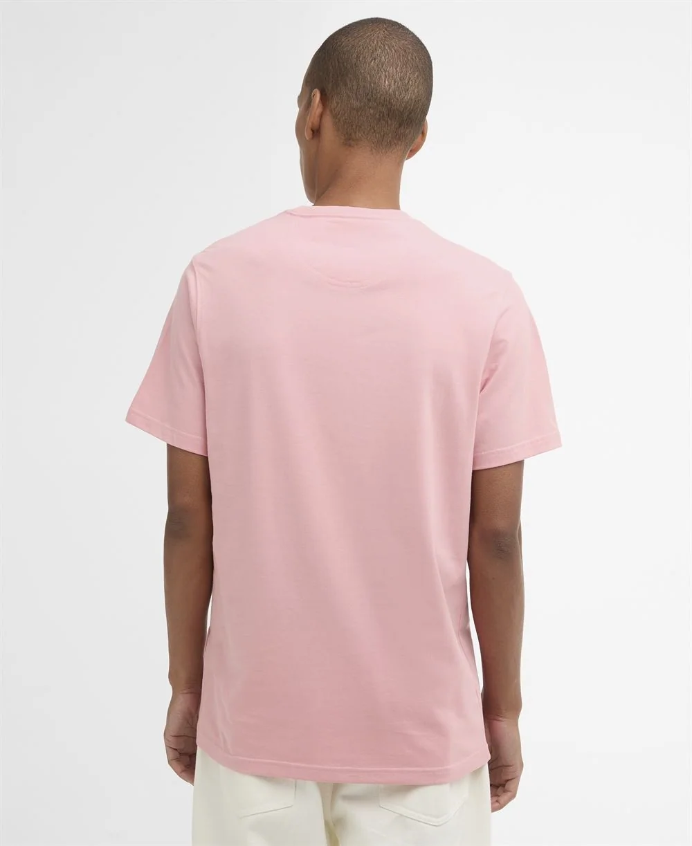 Barbour Essential Sports T-Shirt - Mineral Pink - M