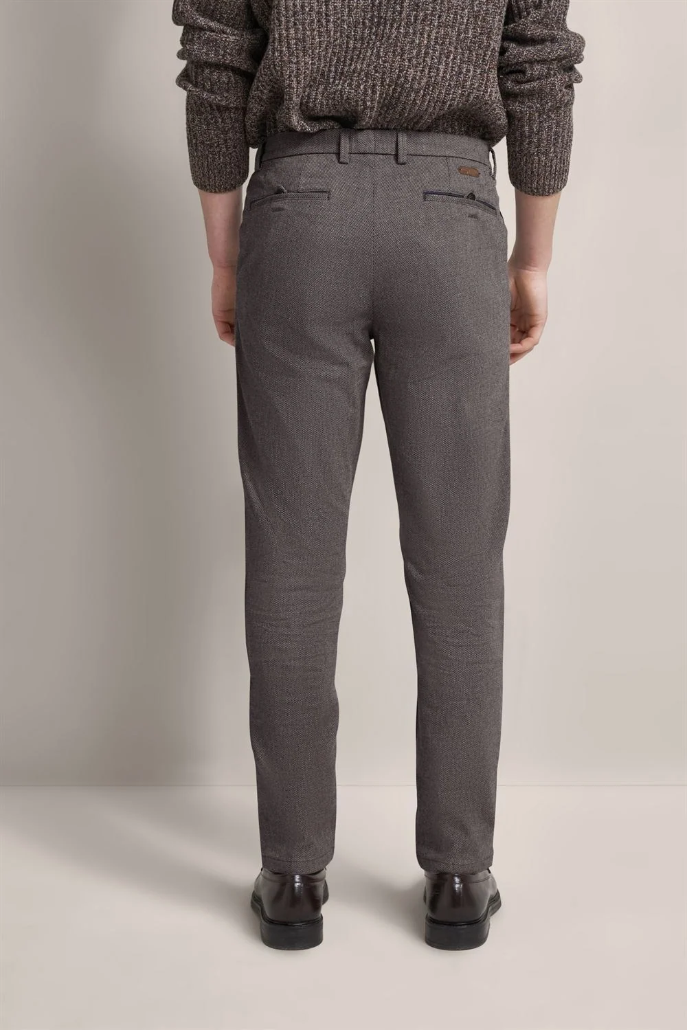 Bugatti Mens Stretch Chino Trousers - Beige - 38/30