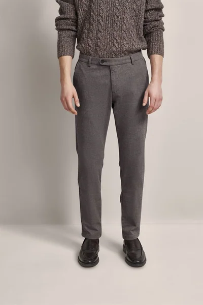 Bugatti Mens Stretch Chino Trousers - Beige - 38/30