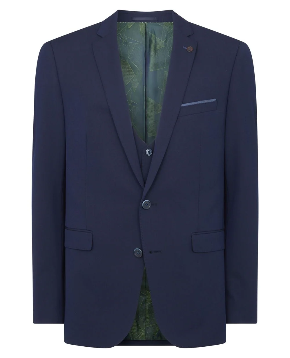 Remus Uomo Luca Suit Jacket - Navy - 38L