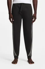 Boss Contrast-Piping Tracksuit Bottoms - Black - S