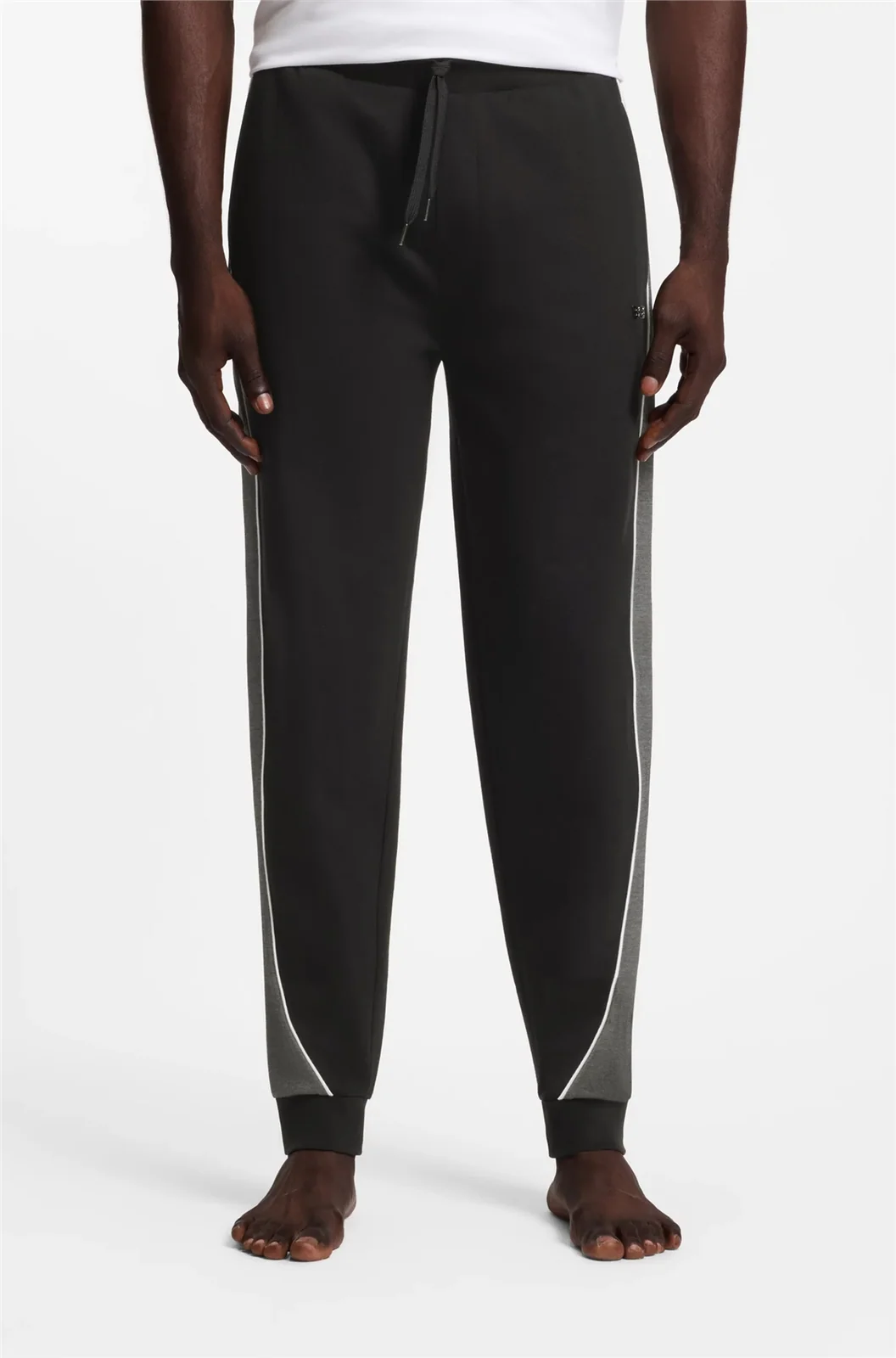 Boss Contrast-Piping Tracksuit Bottoms - Black - S
