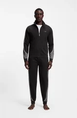 Boss Contrast-Piping Tracksuit Bottoms - Black - S