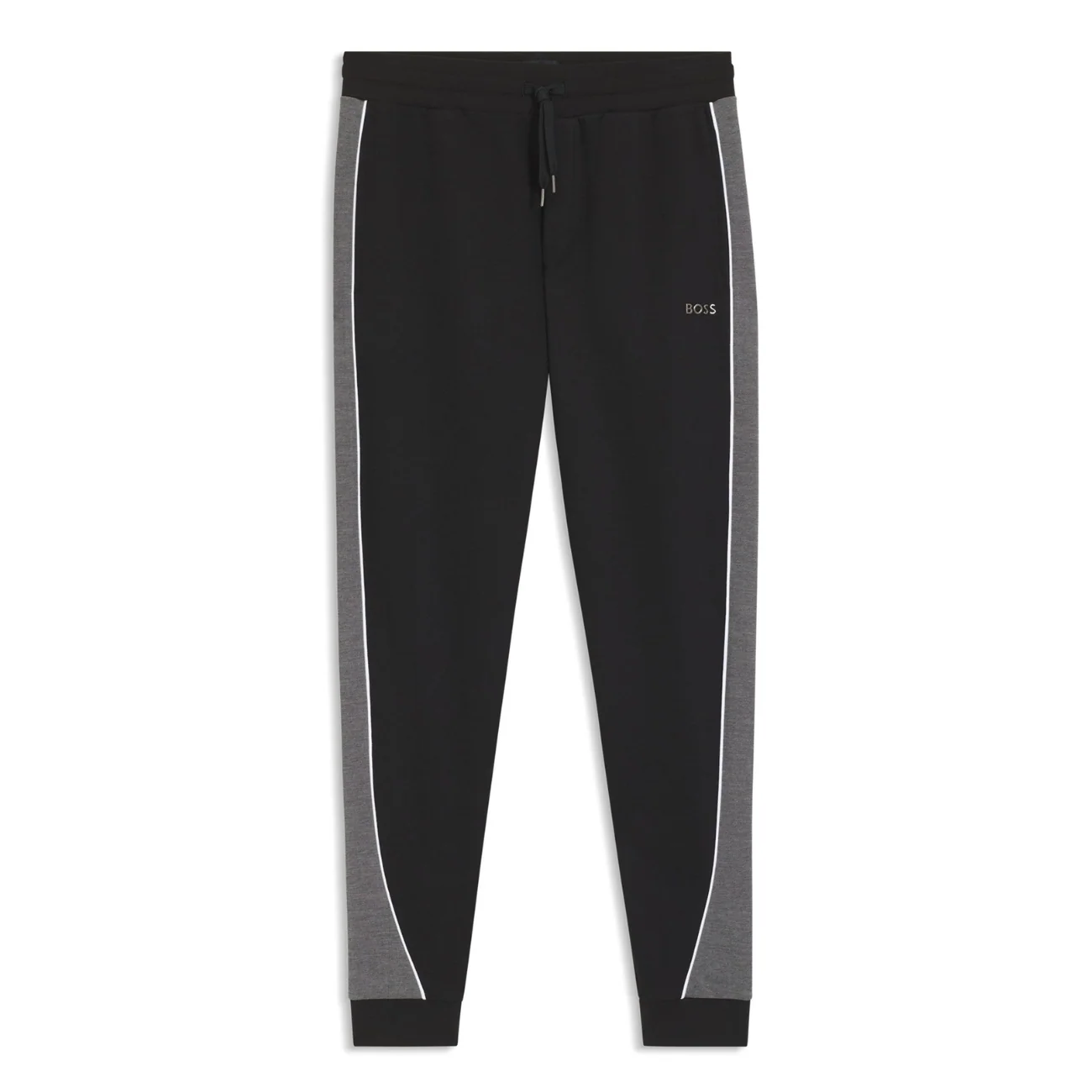Boss Contrast-Piping Tracksuit Bottoms - Black - S