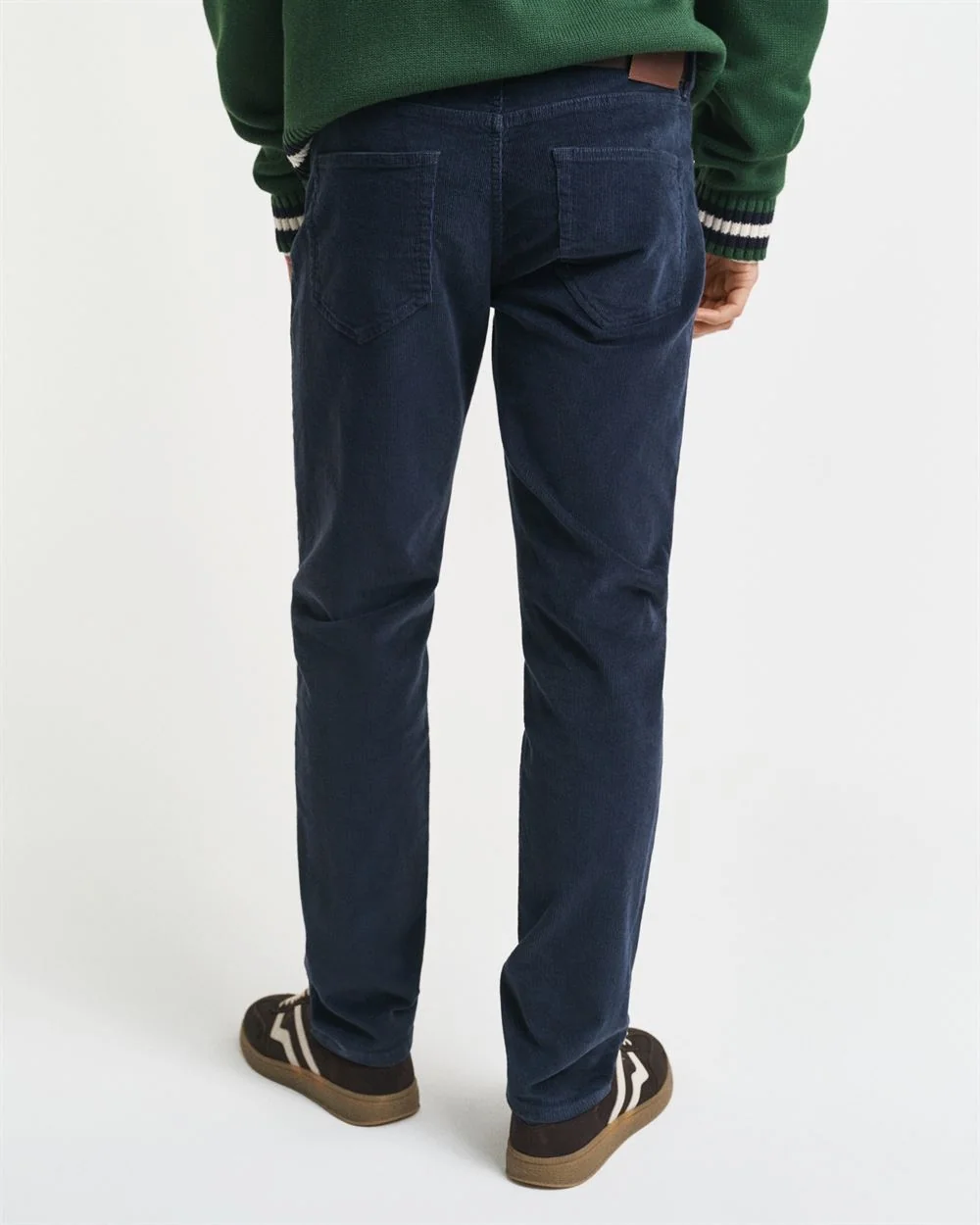 Gant Slim Fit Corduroy Jeans - Navy - 32/32