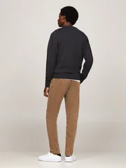 Tommy Hilfiger Crew Neck Jumper with Cashmere - Grey - XL